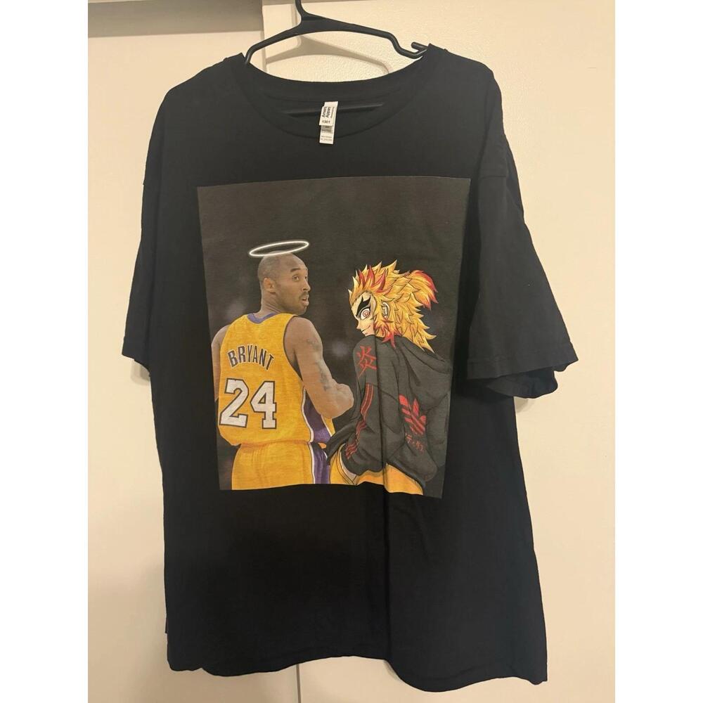 Kobe Bryant And Rengoku Demon Slayer Mens Shirt
